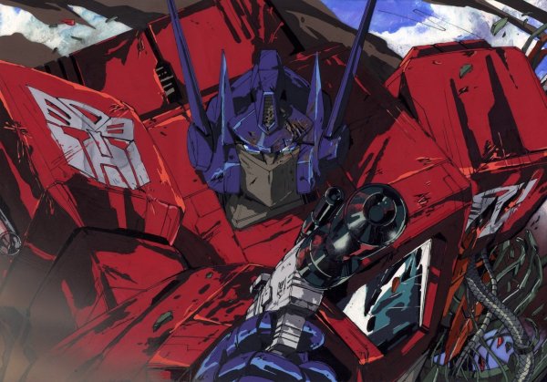 Автоботы Прайм Оптимус Прайм арт