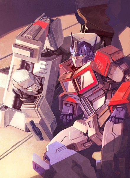 Оптимус Прайм и Мегатрон