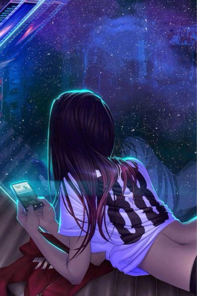 Девушка космос арт