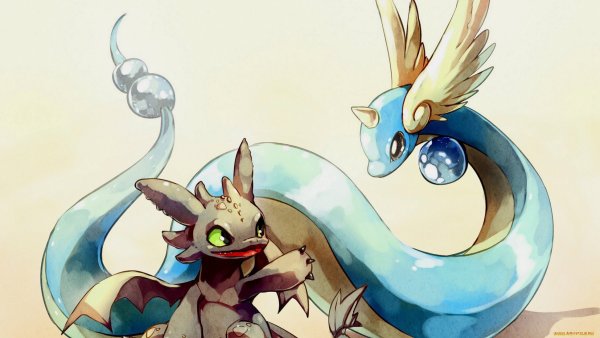 Аниме покемон дракон