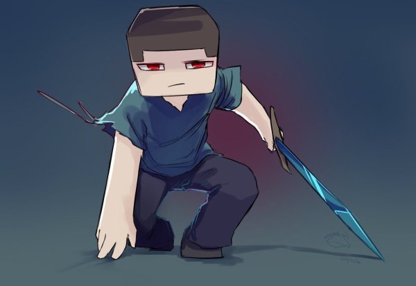 Арты по майнкрафту