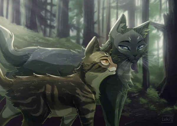 Коты Воители Огнезвезд и Пепелица