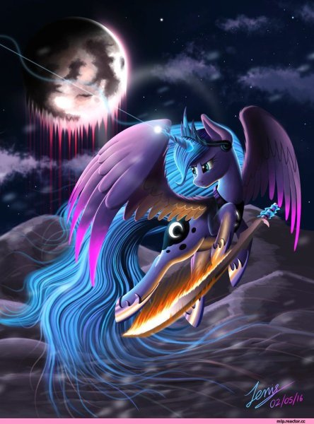 MLP Art Luna милитаризм