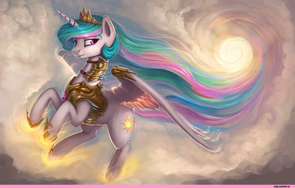 My little Pony принцесса Селестия Art