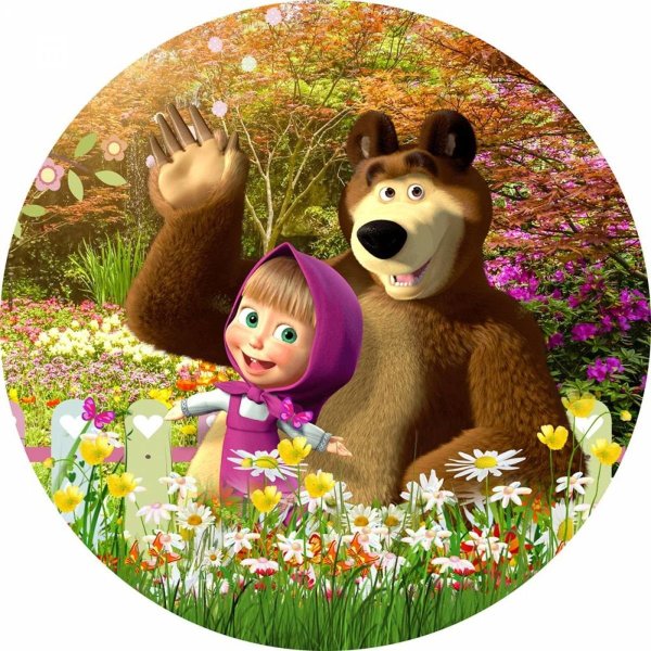 Маша и медведь арты