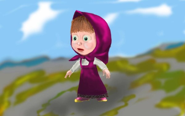 Машка из мультфильма Маша и медведь