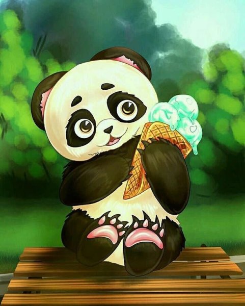 Панда арт