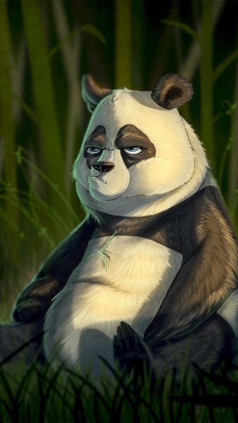 Панда арт