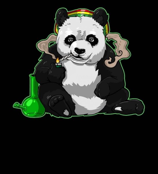Курящая Панда