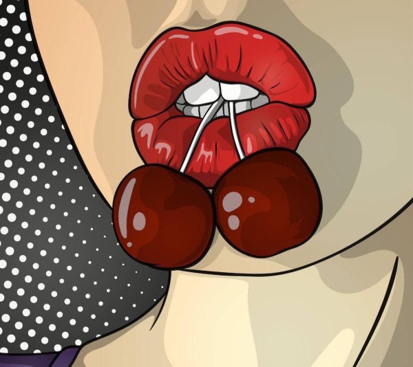 Поп арт фрукты