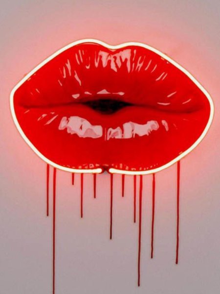 Постер губы