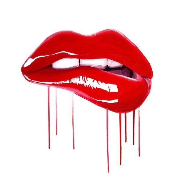 Красные губы