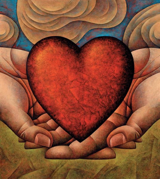 Сердце современное искусство