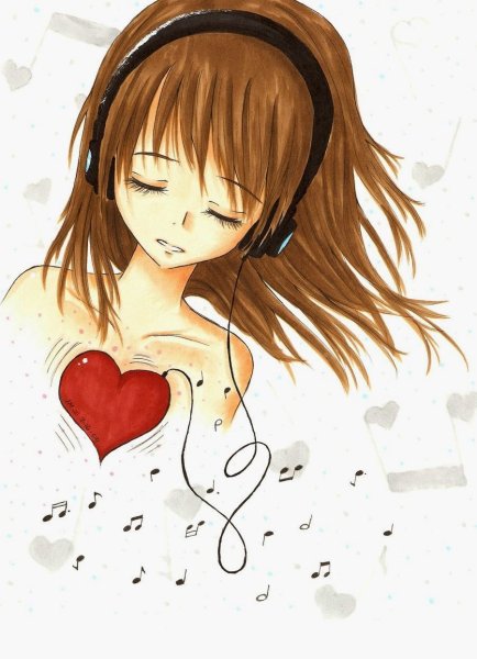 Аниме сердце