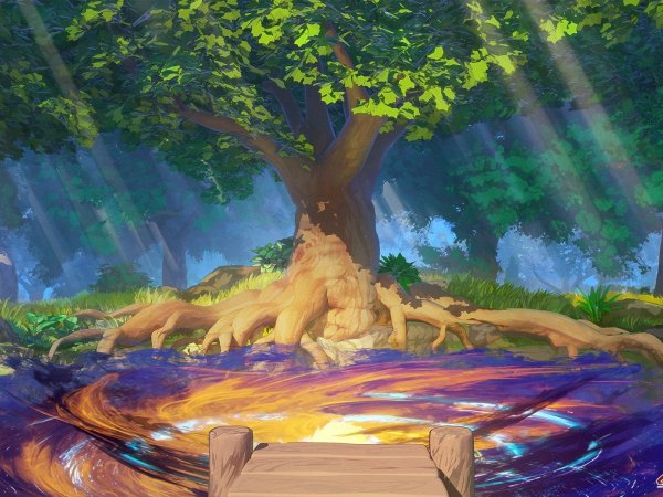 Волшебный лес аниме