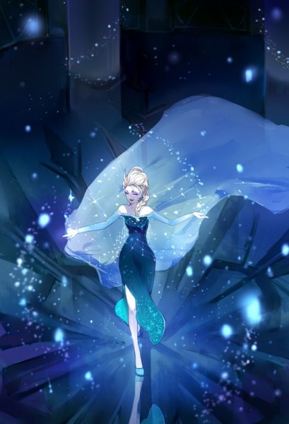 Арт Эльза диснеевская принцесса