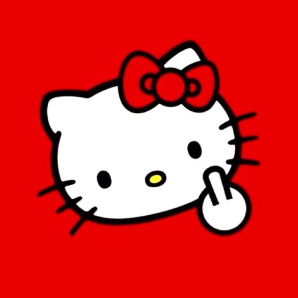 Хеллоу Китти с факом