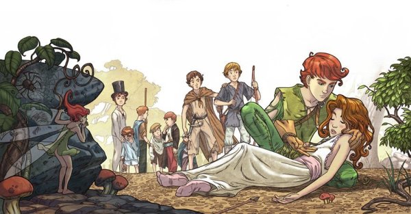 Однажды в сказке Питер Пэн и Венди арт