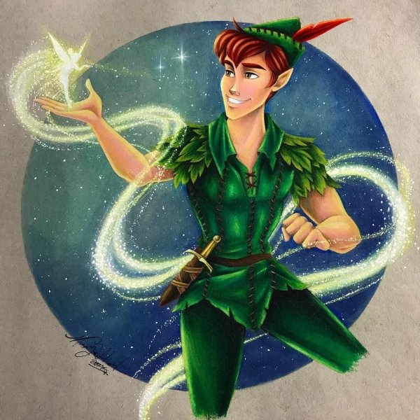 Питер Пэн взрослый арт