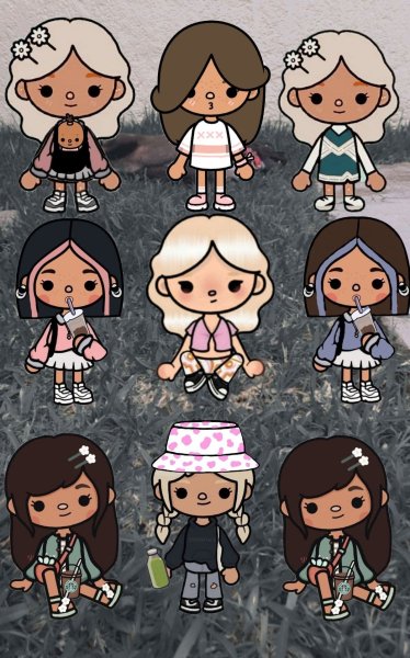 Тока бока девочки