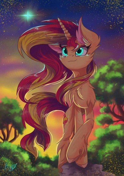 Найтмер Сансет Шиммер пони