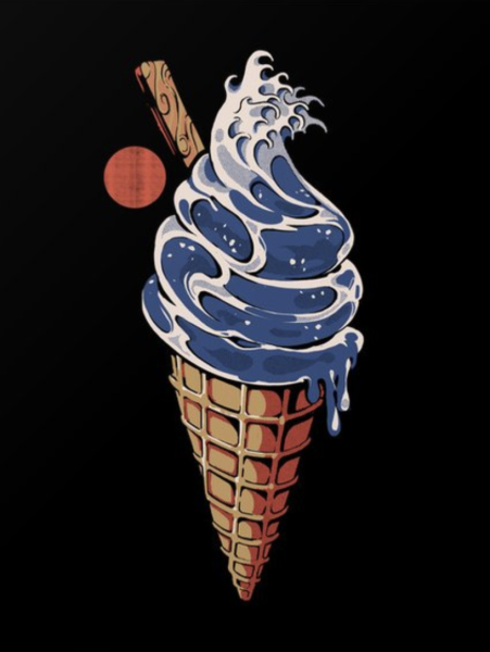 Мороженое арт