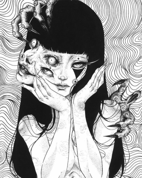 Дзюндзи Ито Томиэ картина