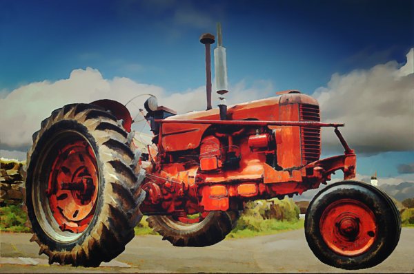 Трактор арт