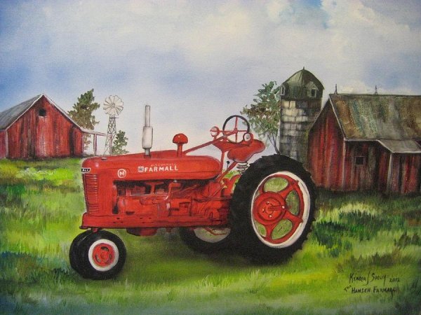 Трактор арт
