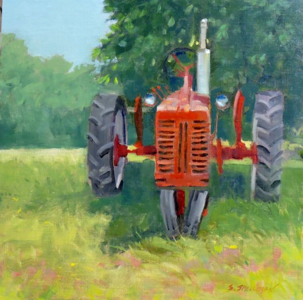 Трактор картина для детей