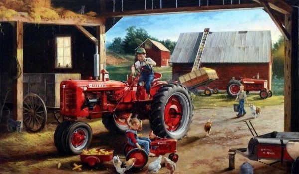 Чарльз Фрайтаг картины сельхозтехника