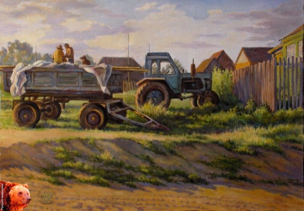 Трактор колхоз