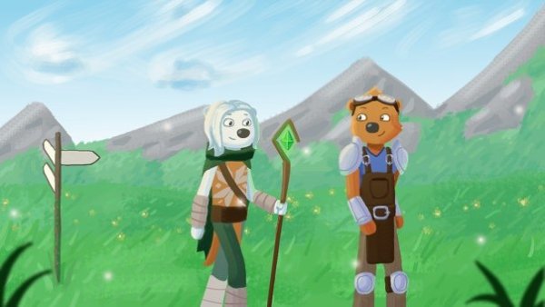 Кеша и тучка шип