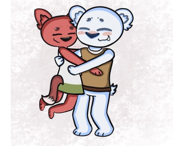 Мимимишки Лисичка и тучка любовь