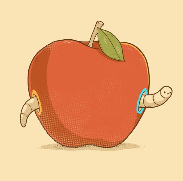 Яблочко арт