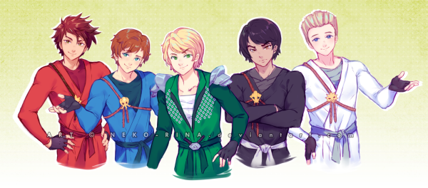 Кай и Зейн Ниндзяго аниме