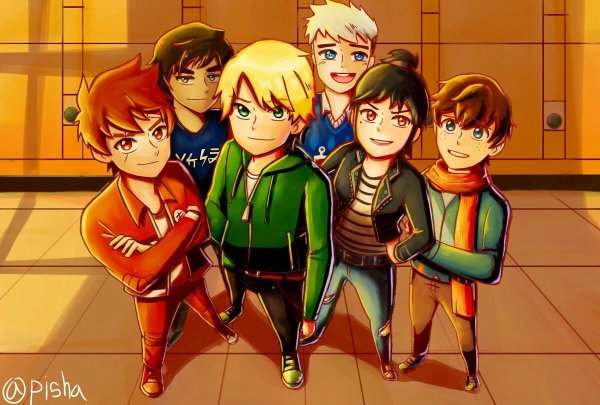 Ниндзяго хуманизация Ллойд и Кай