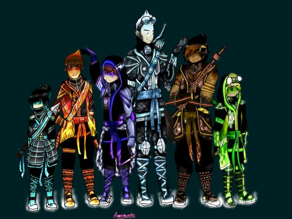 Команда Ниндзяго арт