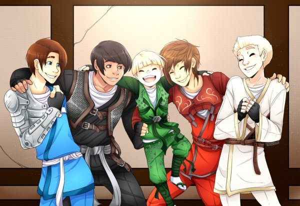 Ниндзяго хуманизация Ллойд и Кай