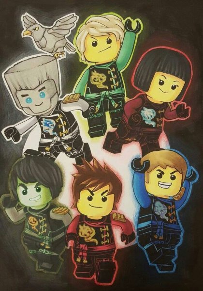 Ниндзяго Ллойд и Зейн