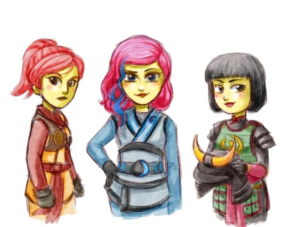 Ниндзяго Ллойд и Скайлор