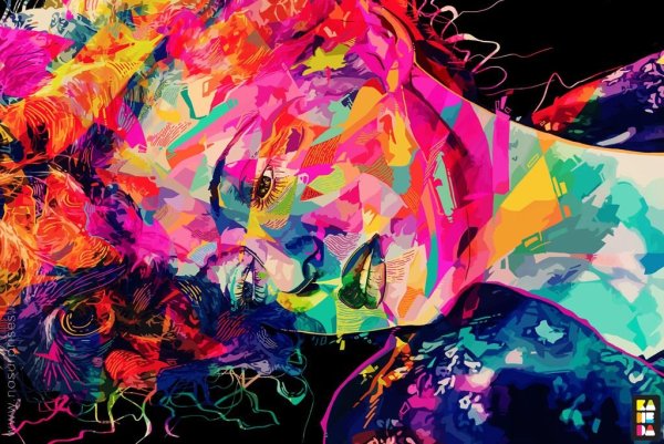 Абстракция картины