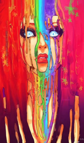 Необычные яркие рисунки