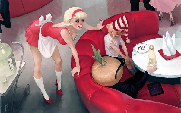 Владимир Козак художник пин ап