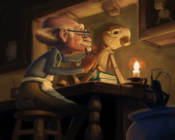 Приключения Пиноккио арт