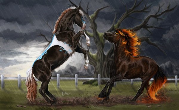 Лошадка арт