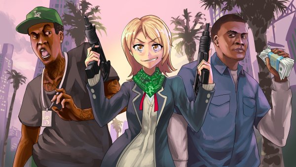 Ламар ГТА 5 арт