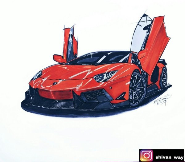 Ферруччо Ламборгини рисунок