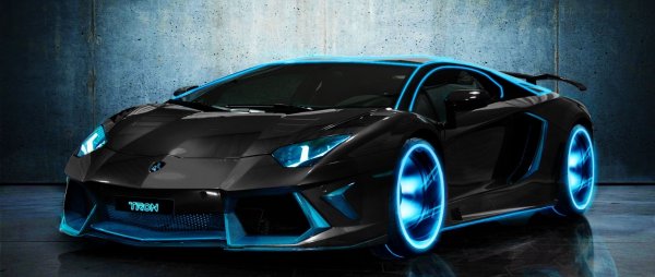 Ламборгини Венено неон
