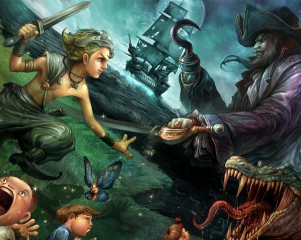 Питер Пэн фэнтези арт